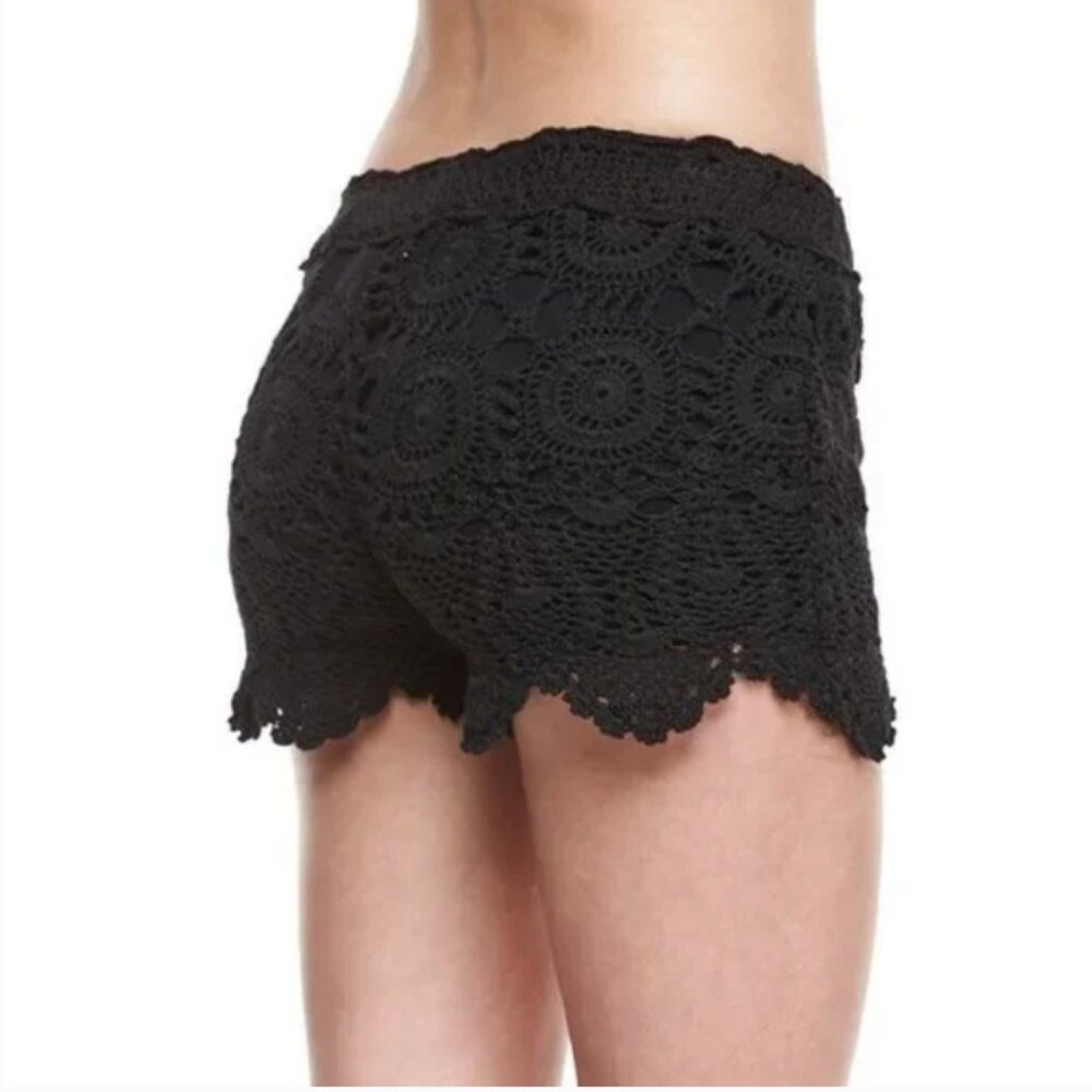 Letarte Crochet knit Shorts Cover up - Picture 4 of 7